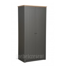 Шкаф для одежды «Прованс 37.03» Диаманд серый - Дуб каньон