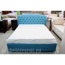 Кровать 1600 из ткани с подъёмным механизмом «Ева»