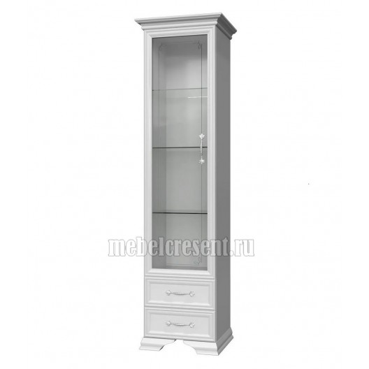 Шкаф-витрина с 1 дверью «Грация ШР 1» Белый