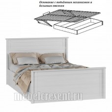Кровать 1600 с подъёмным механизмом «Ричард РКР-3» Ясень Анкор светлый