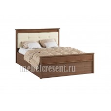 Кровать 1400 с основанием настил ДСП «Ливорно ЛКР-1» Орех Донской