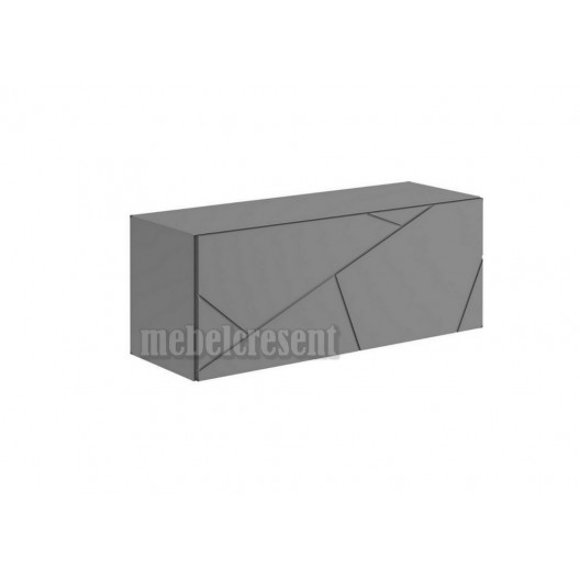 Шкаф навесной «ГРАНЖ ШН-003» Серый шифер - Графит Софт