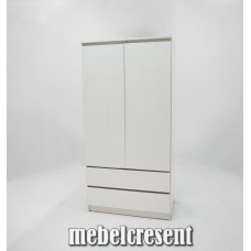 Шкаф «Охта 900.1» Белый гладкий