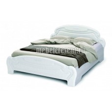Кровать 1400 с подъёмным механизмом «Медина КР 041» Дуб Анкор светлый - Дуб Белый