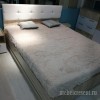 Кровать 1600 «Белладжио КР-05» Дуб Сонома – Белый шагрень